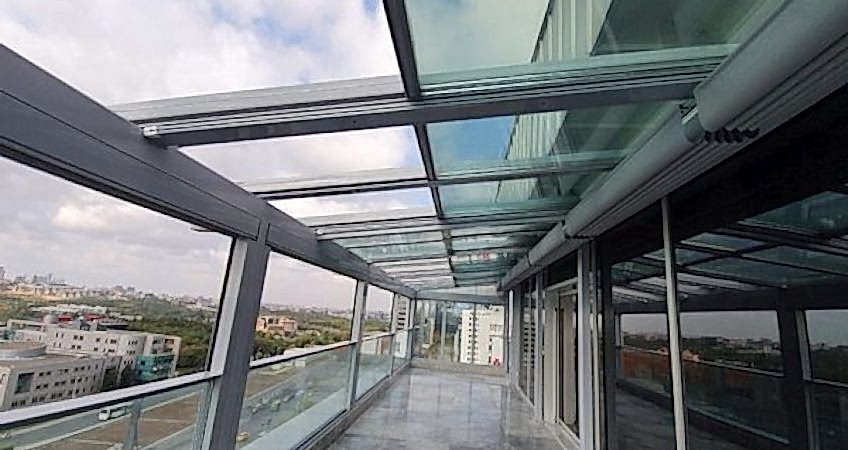 açılır çatı sistemleri, açılır cam çatı, açılır kapanır cam çatı